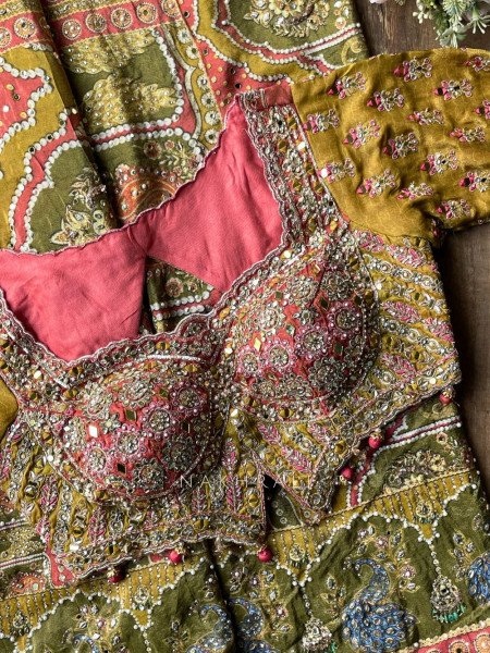 Surili Multicolor Printed Saree with Sequin Embroidery