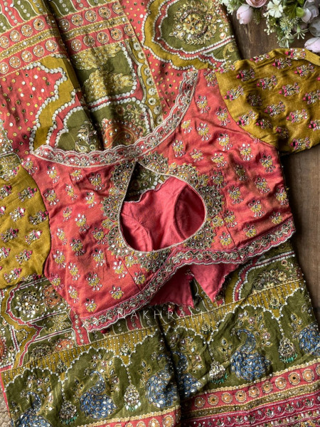 Surili Multicolor Printed Saree with Sequin Embroidery