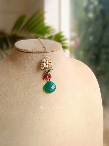 Viridelle Emerald Cluster Choker Set