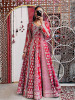 Umrao Red Cotton Printed Anarkali Dress