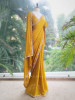Skyline Mustard Saree with Running Blouse