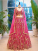 Naivya Pink Sequin &amp; Zari Designer Lehenga