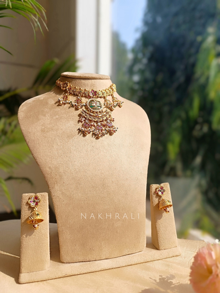 Image of Amarisa Temple Choker Necklace Set