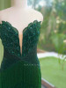 Sapphire Plumage Royal Green Soft Net Gown