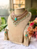 Rivara Sea Green Necklace Set