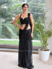 Tarini Black Beaded Drape Saree