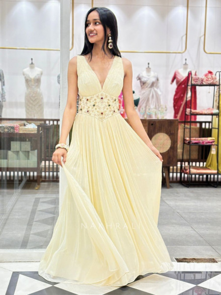 Ethereal Radiance Cream Gown