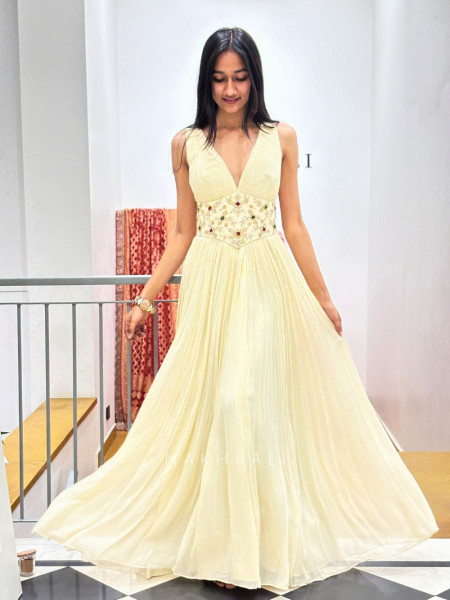 Ethereal Radiance Cream Gown
