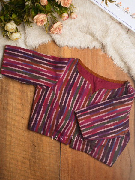 Mandira Multicolored Cotton Printed Blouse