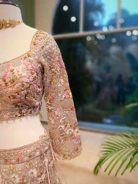 Rosélia Embroidered Sequin Lehenga