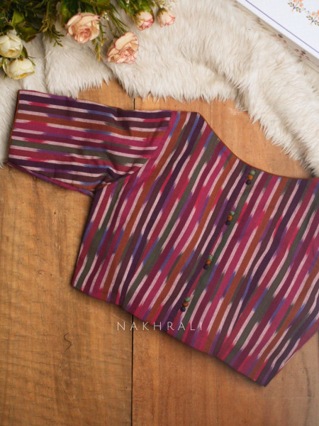 Mandira Multicolored Cotton Printed Blouse