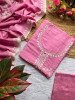 Timeless Grace Pink Ethnic Suit with Lace Detailing