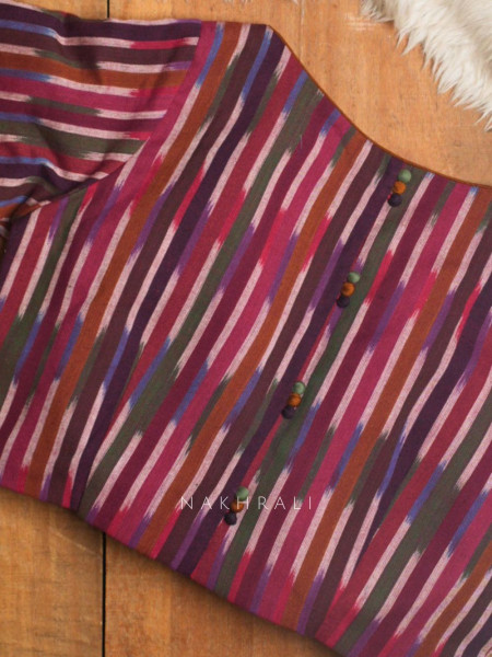Mandira Multicolored Cotton Printed Blouse