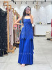 Royal Aura Blue Gharara Set with Pearl and Cutdana Work