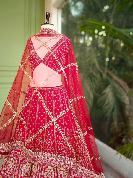 Ruby Royale Unstitched Bridal Lehenga