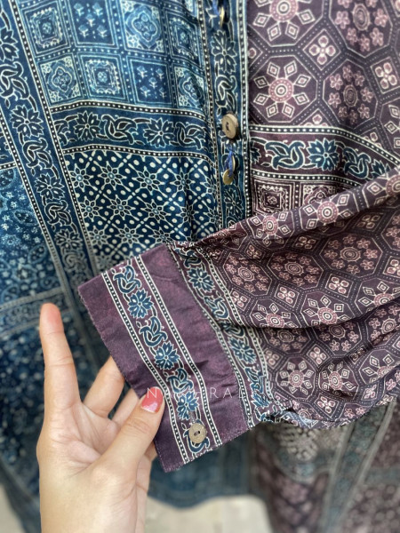 Shobhna Blue Printed Shirt in Soft Fabric