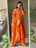 Noorani Orange Gota Work Suit Set