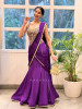 Amethyst Purple Pre-Draped Saree