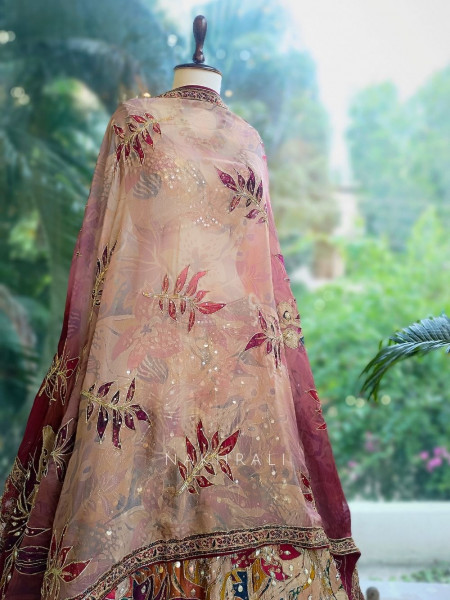 Vivanta Floral Zari Sequin Lehenga