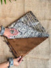 Kriti Tusser Brown Madhubani Saree