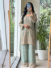 Mrinalika Blue Georgette Suit Set