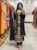 Sitara Noor Gota Patti Ensemble Black Suit Set