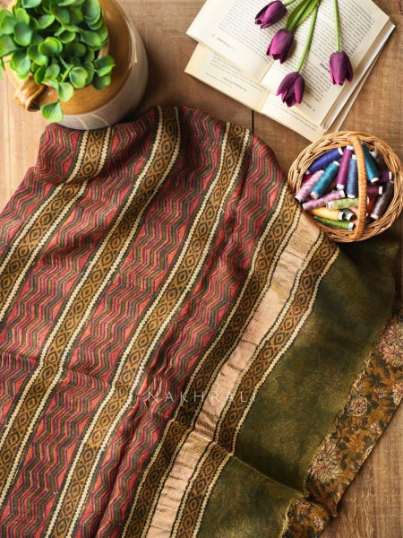 Chitralekha Mustard Kota Saree with Elegant Weave