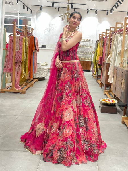 Mehfil Magic Multicolor Lehenga Set with Embroidery