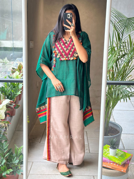 Meher Green Kaftan Set