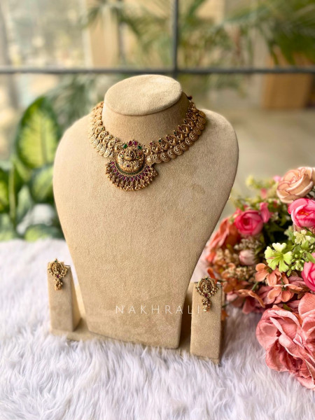 Pravya Temple Necklace Set
