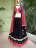 Garba Glam Black Crop Top Lehenga- Dandiya Diva Collection