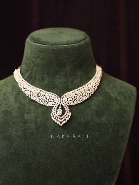 Anika Silver Necklace Set