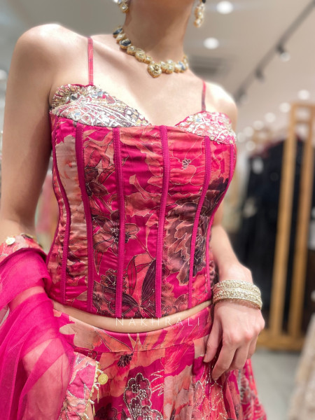Mehfil Magic Multicolor Lehenga Set with Embroidery