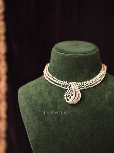 Tira Silver Necklace Set