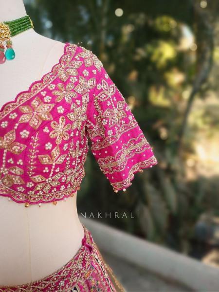 Rivaya Multicolor Lehenga Set with Zari and Sequin Work