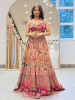Rajvansh Magenta Indo Western Lehenga Set with Heritage Embroidery
