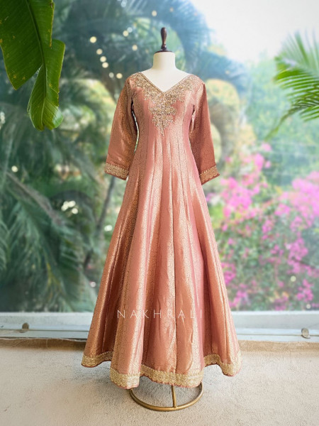 Kritika Pink Anarkali Suit Set