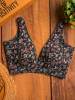 Rupansh Black Printed Blouse with Back Bow