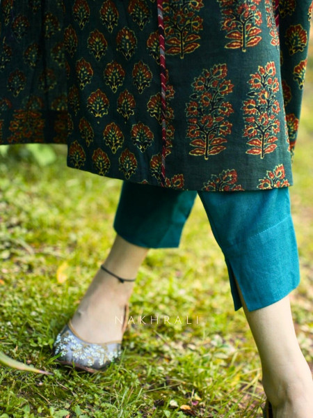 Vanita Kurta - Elegant Green Casual Wear