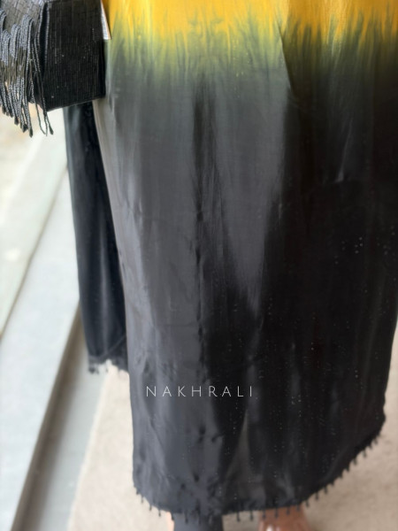 Surajmukhi Ombre Suit Set with Bead and Sequin Work