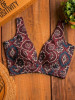 Rupansh Maroon Printed Blouse with Back Bow