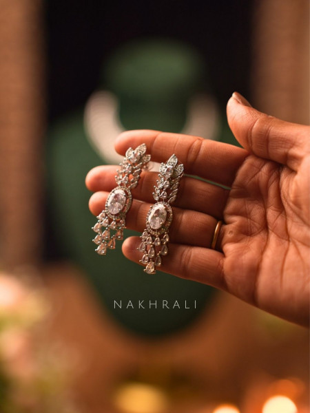 Aya Silver Necklace Set