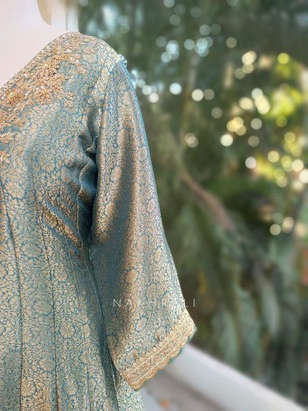 Kritika Green Anarkali Suit Set