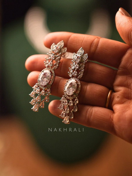 Aya Silver Necklace Set