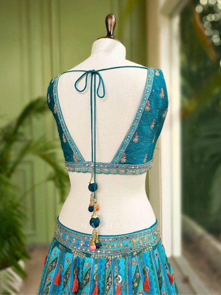 Allure Green Lehenga