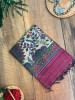 Mrigya Red Tussar Silk Saree