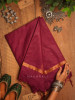 Malini Maroon Kota Doria Saree