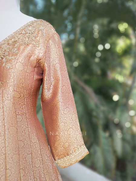 Kritika Brown Anarkali Suit Set