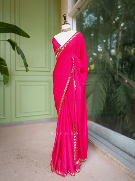 Utsara Red Saree