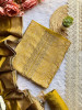 Pravya Golden Dress Material
